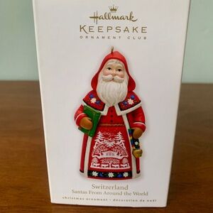 Hallmark Keepsake Ornament Santas From Around The World - 2010 Switzerland NEW